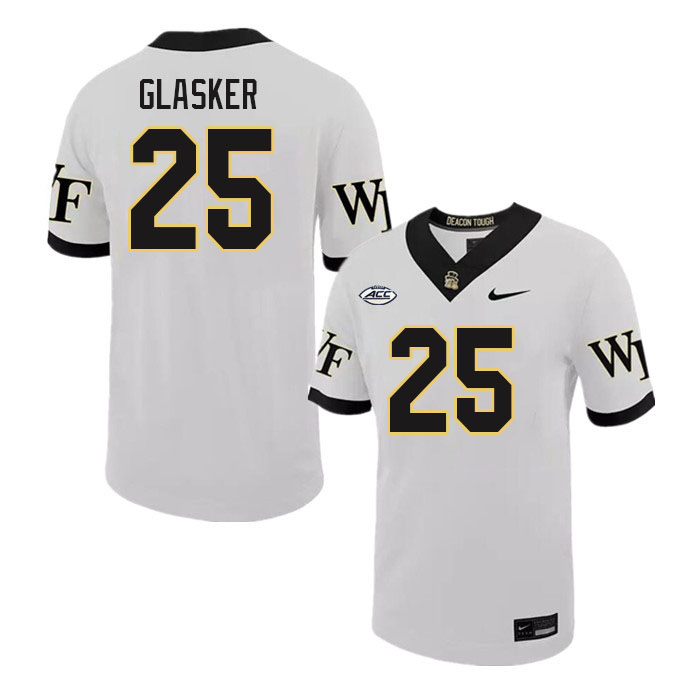 Men-Youth #25 Jamare Glasker Wake Forest Demon Deacons 2023 College Football Jerseys Stitched Sale-W